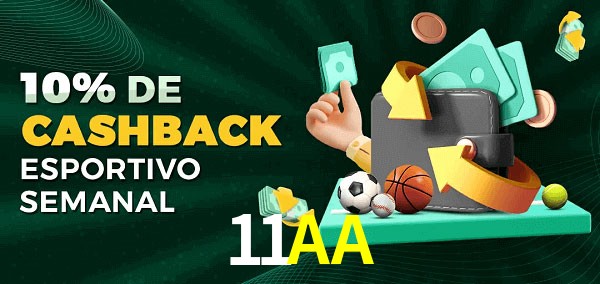 10% de bônus de cashback na 11AA